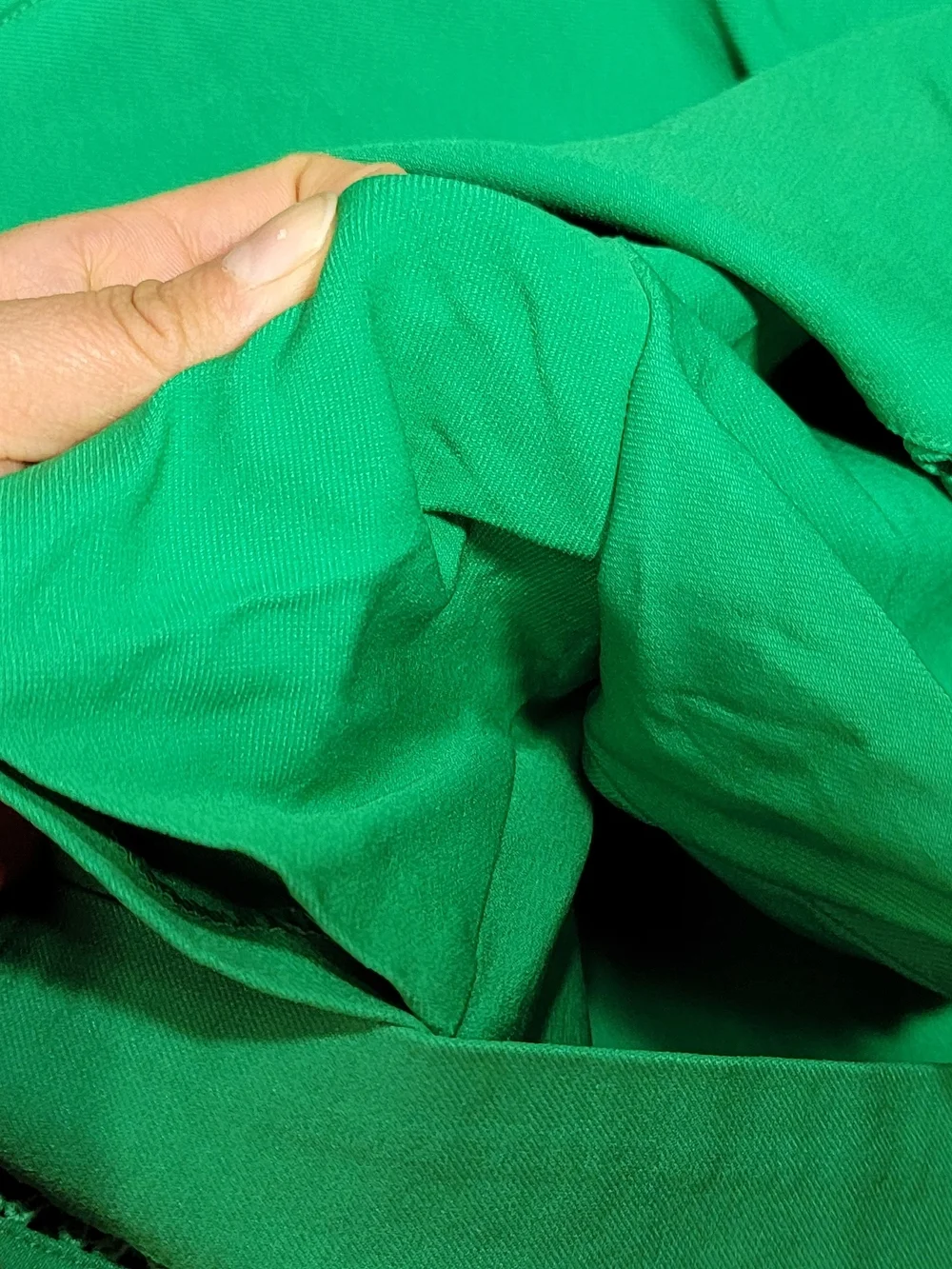 crown & ivy Bright Green Eyelet Hem Mini Skort - Picture 5 of 7